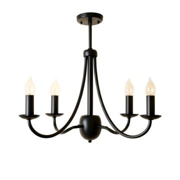 Dario 12 - Light Candle Style Wagon Wheel Chandelier