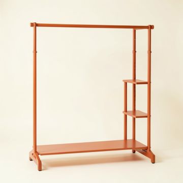 Briar Crest Empty Garment Rack - Terracotta (synthetic illustration; no displayed measurements)