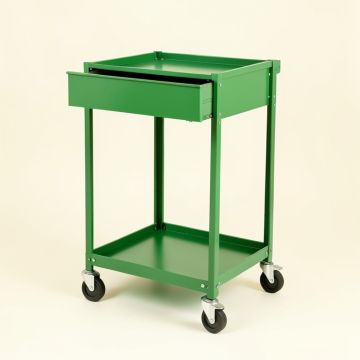 Fern Dell Empty Rolling Workshop Cart - Green (synthetic illustration; no displayed measurements)