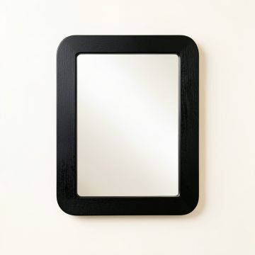 Flint Bluff Framed Wall Mirror - Black (synthetic illustration; no displayed measurements)
