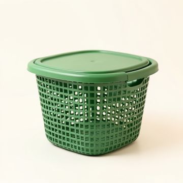 Moss Arc Laundry Hamper - Green (synthetic illustration; no displayed measurements)