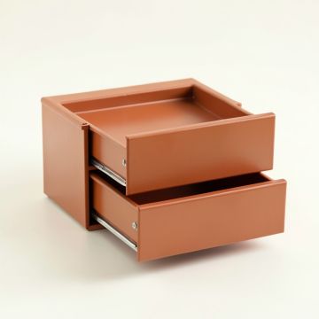 Dawn Dell Under-Desk Drawer Unit - Terracotta (synthetic illustration; no displayed measurements)