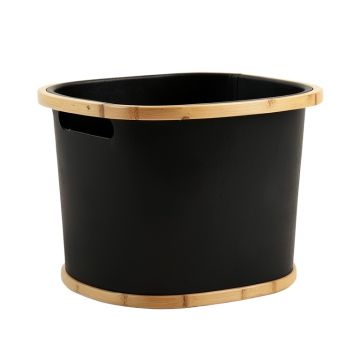 Dawn Bend Laundry Hamper - Black