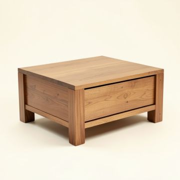 Doyers Solid Wood Coffee Table With Storage (synthetic illustration; no displayed measurements)
