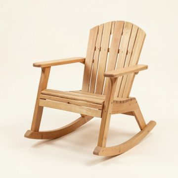 Sizemore Wood Rocking Chair (synthetic illustration; no displayed measurements)