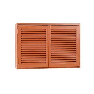 River Branch Wall-Mounted Entry Cabinet - Terracotta