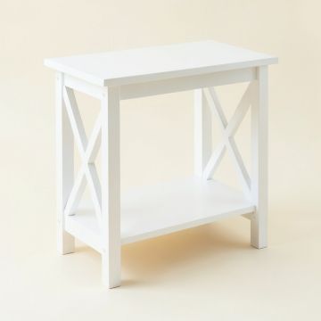 Hazel Canyon Side Table - White (synthetic illustration; no displayed measurements)