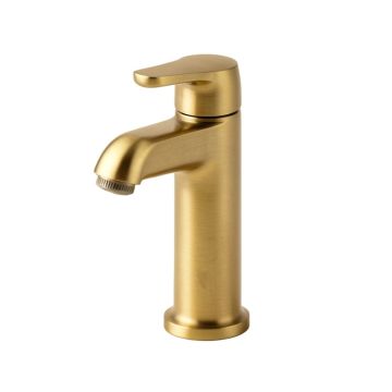 Waterfall Single Hole Bathroom Faucet With Drain Assembly