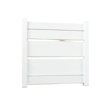 Hill Brook Empty Wall-Mounted Tool Organizer Panel - White