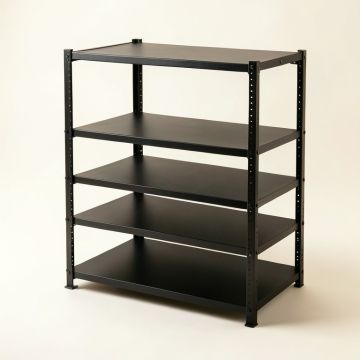 Maple Brook Desktop Shelving Unit - Black (synthetic illustration; no displayed measurements)