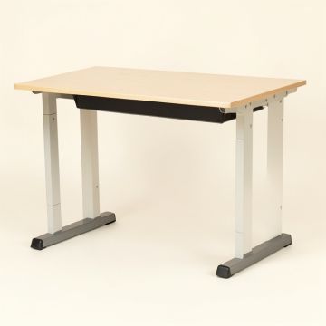 Sierra Ridge Levi Pedestal 41.6 '' W Computer Desk (synthetic illustration; no displayed measurements)