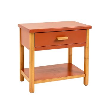 Oak Crossing Nightstand - Terracotta