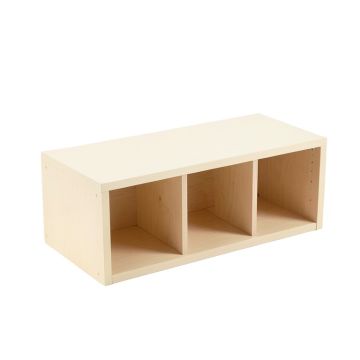 Juniper Edge Shoe Storage Bench - Cream