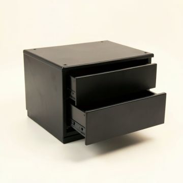 Fern Dell Small-Parts Storage Drawer Cabinet - Black (synthetic illustration; no displayed measurements)