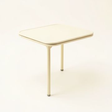 Reed Branch Compact Balcony Table - Ivory (synthetic illustration; no displayed measurements)