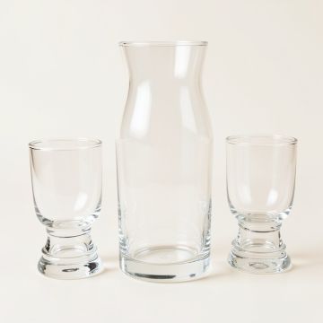 Kaler Monogram Presentation 5 Piece Whiskey Decanter Set (synthetic illustration; no displayed measurements)