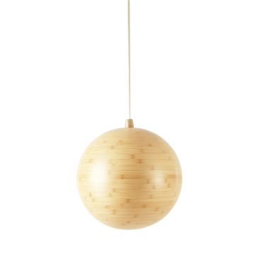 Rowan Crossing Pendant Light Suspended From One Plain Cable - Beige