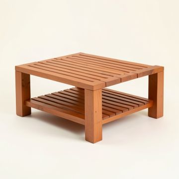 Holly Edge Coffee Table - Terracotta (synthetic illustration; no displayed measurements)