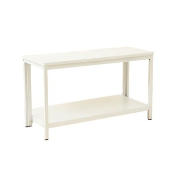 Ash Dale Narrow Outdoor Storage Bench - White (synthetic illustration; no displayed measurements)