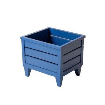 Heath Bend Empty Raised Planter - Blue