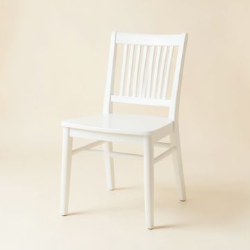 Ash Falls Dining Chair - White (synthetic illustration; no displayed measurements)