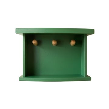 Moss Crossing Wall-Mounted Entryway Organizer Shelf - Green
