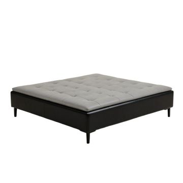 Addiline Tufted Upholstered Low Profile Storage Platform Bed