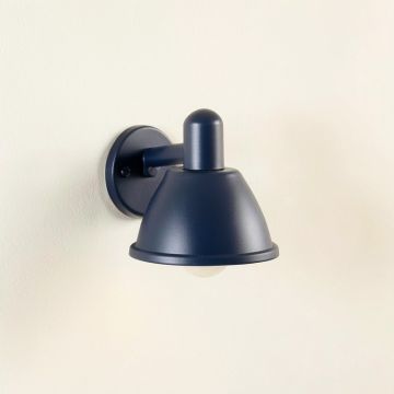 Rowan Canyon Wall Sconce Mounted On A Plain Wall - Navy (synthetic illustration; no displayed measurements)