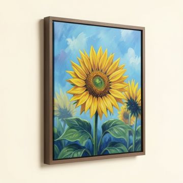 The Sunflower Painting Print (synthetic illustration; no displayed measurements)
