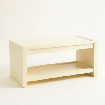 Clay Field Indoor Bench - Cream (synthetic illustration; no displayed measurements)