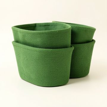 Berkey Cachepot 4 Piece Jute Basket Set (synthetic illustration; no displayed measurements)