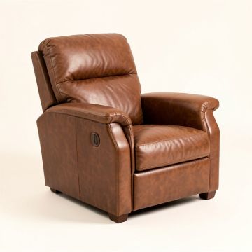 Eady 38.25 '' Wide Faux Leather Manual Standard Recliner (synthetic illustration; no displayed measurements)