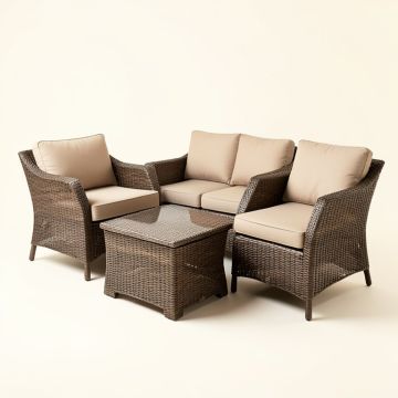 Kemmer Outdoor 3 Piece Seating Group With Cushions (synthetic illustration; no displayed measurements)