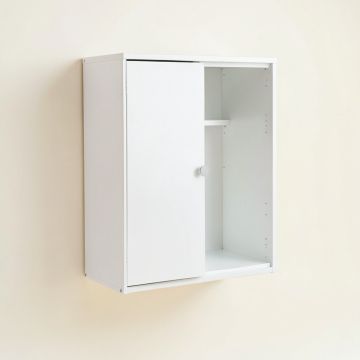 Ash Dale Wall-Mounted Laundry Cabinet - White (synthetic illustration; no displayed measurements)