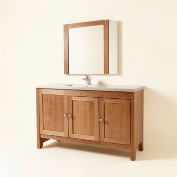 Lechlade 48 '' Single Bathroom Vanity Set (synthetic illustration; no displayed measurements)