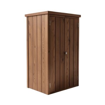 5 Ft. W X 2 Ft. D Solid Wood Vertical Storage Shed