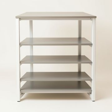 Foxcroft 68.5 '' H X 15.7 '' W X 15.5 '' D 6 Tier Storage Shelf (synthetic illustration; no displayed measurements)