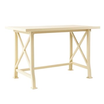 Holly Crossing Empty Workshop Workbench - Cream