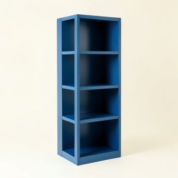 Cove Edge Narrow Cubby Tower - Blue (synthetic illustration; no displayed measurements)