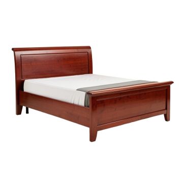 Ivywood Solid Wood Low Profile Sleigh Bed (synthetic illustration; no displayed measurements)