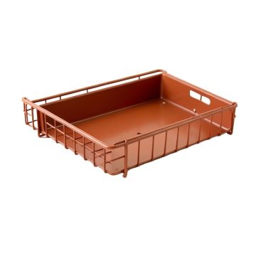 Summit Brook Empty Under-Desk Cable Tray - Terracotta