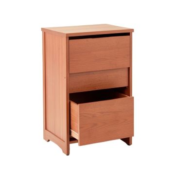 Fern Bridge Freestanding Pull-Out Hamper Cabinet - Terracotta