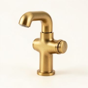 Widespread Bathroom Faucet With Drain Assembly (synthetic illustration; no displayed measurements)