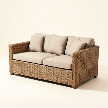 Akashia Patio Sofa With Cushions (synthetic illustration; no displayed measurements)
