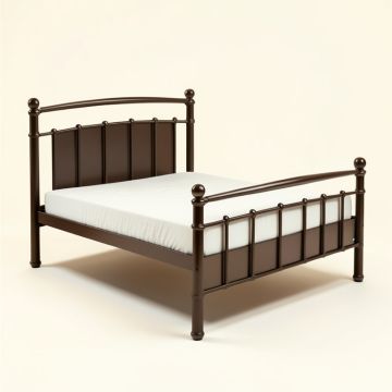 Lathan Twin Metal Standard Bed (synthetic illustration; no displayed measurements)