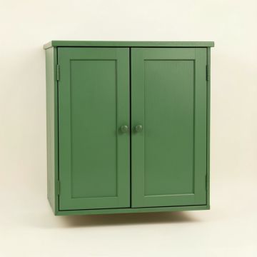 Fern Canyon Wall-Mounted Laundry Cabinet - Green (synthetic illustration; no displayed measurements)