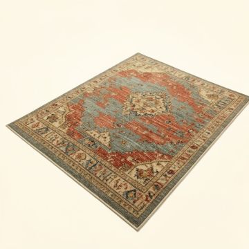 Vahakn Wool Multi-Colored Area Rug (synthetic illustration; no displayed measurements)