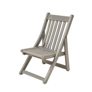 Birch Branch Folding Outdoor Chair - Gray