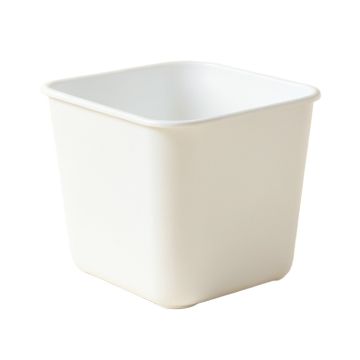 Alder Bend Empty Raised Planter - White