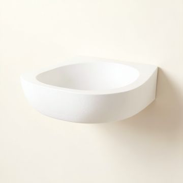 Stone Falls Wall-Mounted Cat Perch - White (synthetic illustration; no displayed measurements)